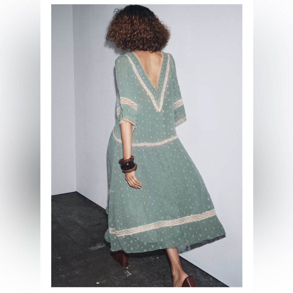 ZW COLLECTION ROMANTIC MIDI DRESS - Picture 2 of 3